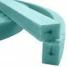 Profil Din Spuma PEE, Tip Edge Vetro Lungime 225 m, Ambalare Rola / 225m, Dimensiuni A-B-C-D 25 x 17 x 4 x 35 mm, Culoare Ver...
