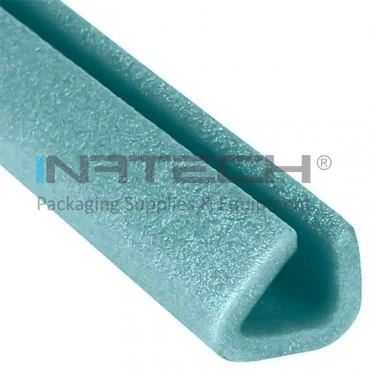 Profil Din Spuma PEE, U Clasic Lungime 1000 mm, Dimensiuni A-B-C-D 62 x 60 x 86 x 12 mm, Culoare Verde, Metri / Pachet 25