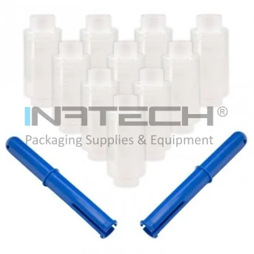 Kit Starter 10 Mini Role Folie Stretch Lungime 150 m, Latime 100 mm, Dispenser DA, 2, Grosime 15 my, Culoare Transparent, Role/Pachet 10