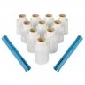 Kit Starter 10 Mini Role Folie Stretch Lungime 100 m, Latime 100 mm, Dispenser DA, 2, Grosime 23 my, Culoare Transparent, Rol...