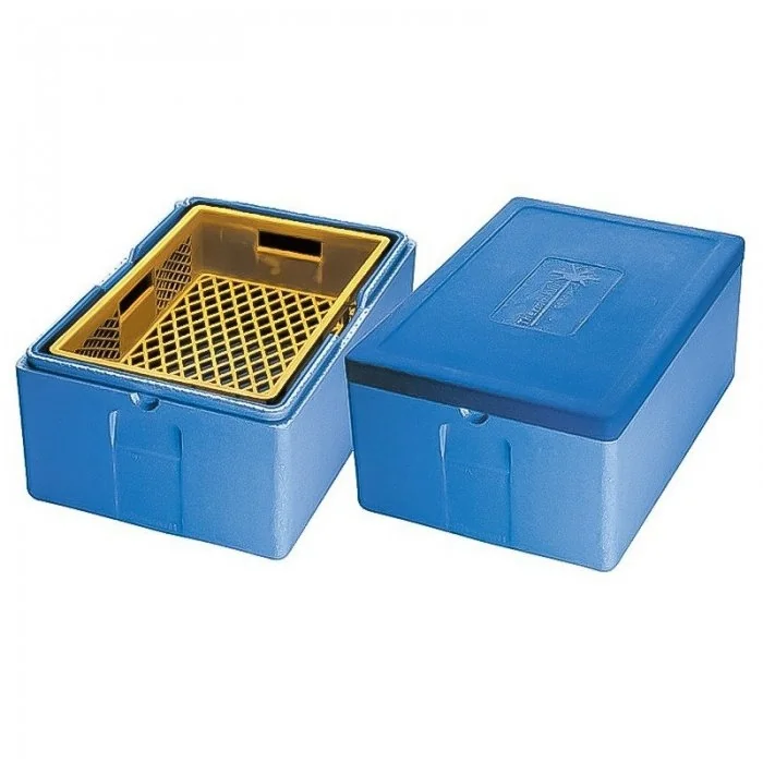 Cutii Termoizolante EPP Cu Insert, 40/55 L Dimensiune Interioara 540 x 340 x 220 mm, Capacitate 40 kg, Dimensiune Exterioara ...