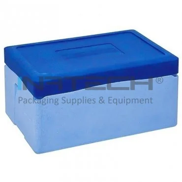 EPP Insulated Boxes Without Insert, 40/55 L, Inner Dimensions 730 x 340 x 220 mm, Load Capacity 55 kg, Outer Dimensions 790 x 400 x 280 mm, EPP Material, Blue