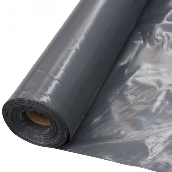 Folie Polietilena Pentru Constructii, 100 my Latime 4 m, Grosime 100 my, Greutate 53 kg, Culoare Negru / Gri / Verde-Produse ...