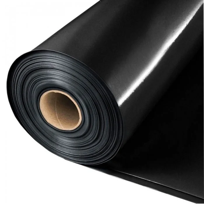 Folie Polietilena Pentru Constructii, 100 my Latime 4.2 m, Grosime 100 my, Greutate 53 kg, Culoare Negru / Gri / Verde-Produs...
