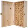 Cutie Din Lemn Pentru 2 Sticle De Vin Lungime 335 mm, Latime 185 mm, Inaltime 95 mm, Capac Cu balamale, Material Lemn, Culoar...