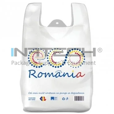 Pungi Biodegradabile Tip Maiou Pliu 2 x 60 mm, Dimensiuni 240 x 420 mm, Grosime 15 my, Rezistenta 3 kg, Buc / Pachet 500