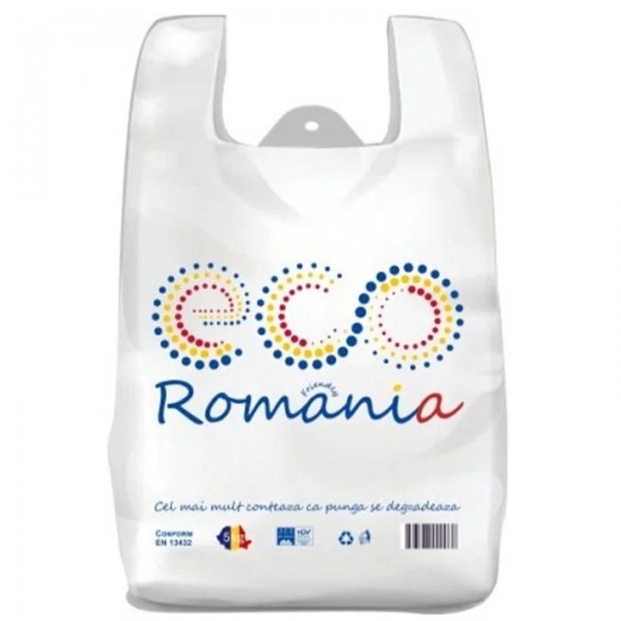 Pungi Biodegradabile Tip Maiou Pliu 2 x 60 mm, Dimensiuni 240 x 420 mm, Grosime 18 my, Rezistenta 3 kg, Buc / Pachet 1000-Pun...