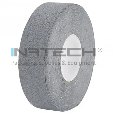 Banda Adeziva Antialunecare Cu Suport Poliuretan Lungime 18.3 m, Latime 50 mm, Culoare Gri, Buc / Pachet 10