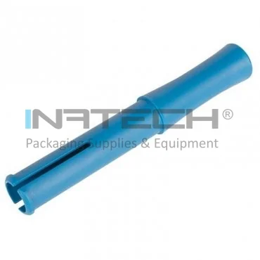 Dispenser Plastic Pentru Folie Stretch Latime Rola 140 mm, Diametru Tub 38 mm, Utilizare Manuala, Culoare Albastru