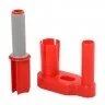 Dispenser Plastic Pentru Folie Stretch Utilizare Manuala, Culoare Rosu / Albastru-Folie Stretch, Legare Si Paletizare
