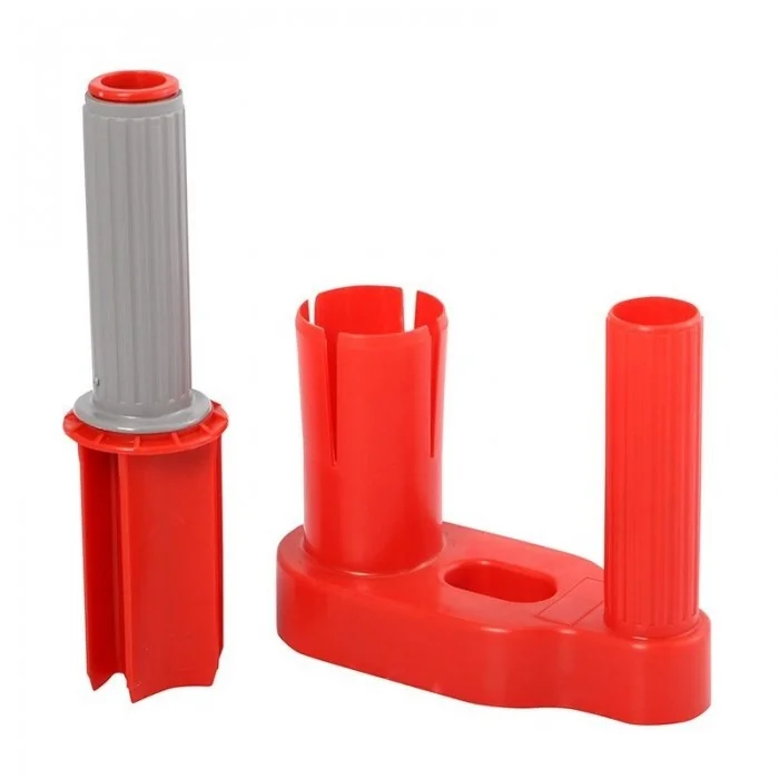 Dispenser Plastic Pentru Folie Stretch Utilizare Manuala, Culoare Rosu / Albastru-Folie Stretch, Legare Si Paletizare