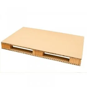 Palet Din Carton Ondulat Tip Euro Lungime 1200 mm, Latime 800 mm, Inaltime 105 mm, Rezistenta 500 kg, Culoare Natur, Nr. Pici...