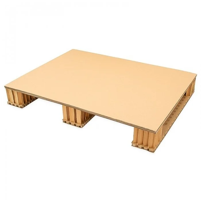 Palet Din Carton Ondulat Tip Euro Lungime 800 mm, Latime 600 mm, Inaltime 100 mm, Rezistenta 250 kg, Culoare Natur, Tip Carto...