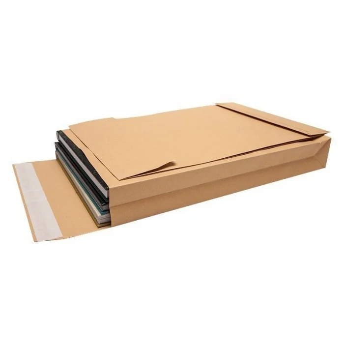 Plic Cu Burduf Adeziv Siliconic, Dimensiuni 250 x 353 mm, Burduf 50 mm, Culoare Maro, Tip B4, Buc / Pachet 250-Plicuri Si Pun...