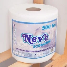 Prosop Hartie, Alb, 2 Straturi, Uz Casnic Lungime 80.5 m, Latime 200 mm, Straturi 2, Numar foi 350-Consumabile Hartie