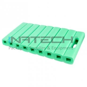 Multifunctional Foam Pads Length 390 mm, Width 200 mm, Thickness 43 mm, Green