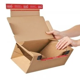 Cutii Autoformare Si Autosigilare Returnabile ColomPac ® Lungime 282 mm, Latime 191 mm, Inaltime 90 mm, Culoare Natur, Sistem...