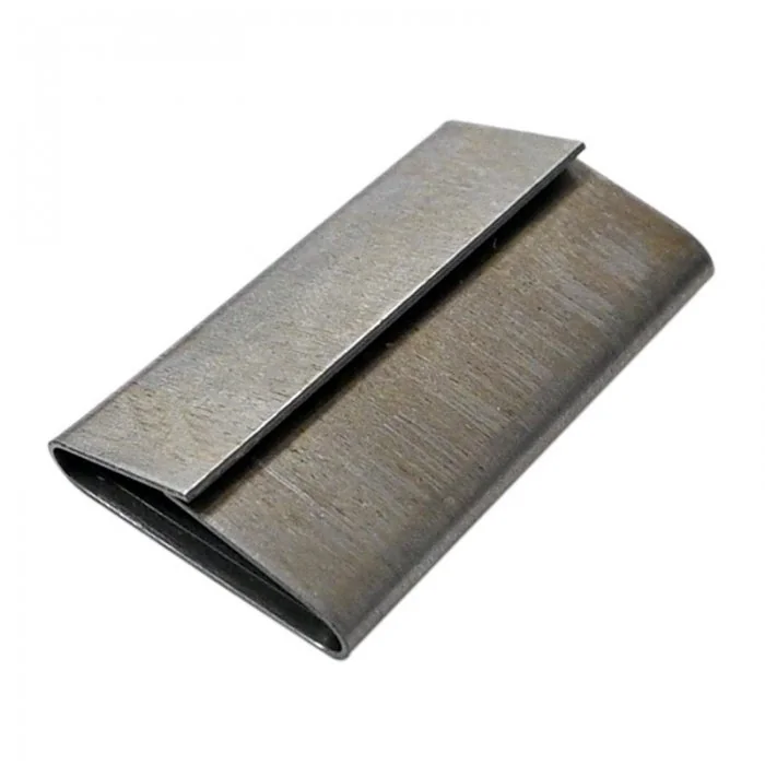 Cleme Pentru Legare Banda Metalica Lucioasa Latime 32 mm, Utilizare Manuala, Material Metal, Buc / Pachet 500-Benzi Pentru Le...
