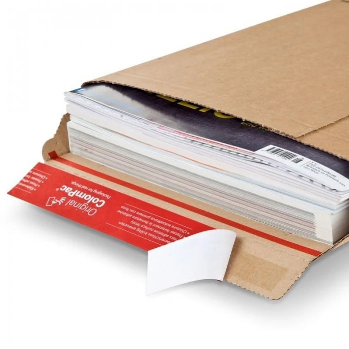 Plicuri Cartonate Cu Autosigilare ColomPac ® Format A4, Dimensiuni 215 x 300 mm, Clapeta 50 mm, Culoare Maro-Plicuri Din Carton