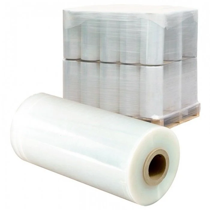 Folie Stretch Uz Automat Latime 500 mm, Grosime 17 my, Greutate 16 kg, Culoare Transparent, Greutate Tub 1.6 kg-Folie Stretch...