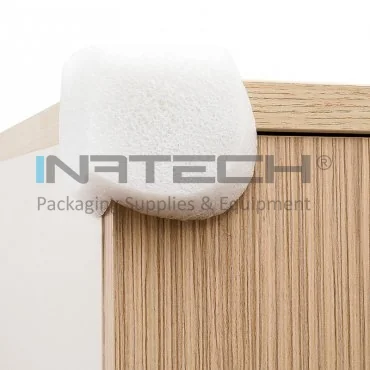 Coltar Spuma Pentru Protectie DIMENSIUNI A-B 100 x 10 mm, Culoare Alb, Buc / Pachet 1550