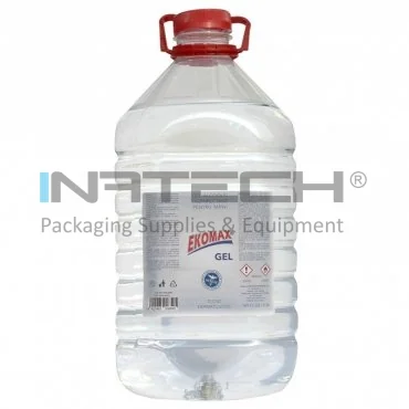Alcohol-Based Hand Sanitizing Gel, Gel Appearance, Quantity 1 pc, Volume 5 Liters, Transparent Color