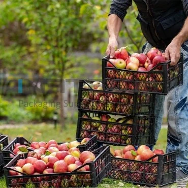 Ladite Din Plastic Pentru Fructe Si Legume Dimensiune Interioara 380 x 280 x 210 mm, Dimensiune Exterioara 400 x 300 x 220 mm, Volum Litri 20, Material PP Reciclat, Aplicatie Fructe / Legume, Greutate 400 gr, Culoare Negru