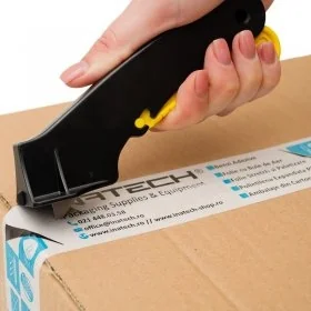 Cutter Retractabil Pentru Hartie Utilizare Intensa, Lama Metal, Culoare Argintiu, Siguranta NU, Suport Metal-Accesorii Depozit