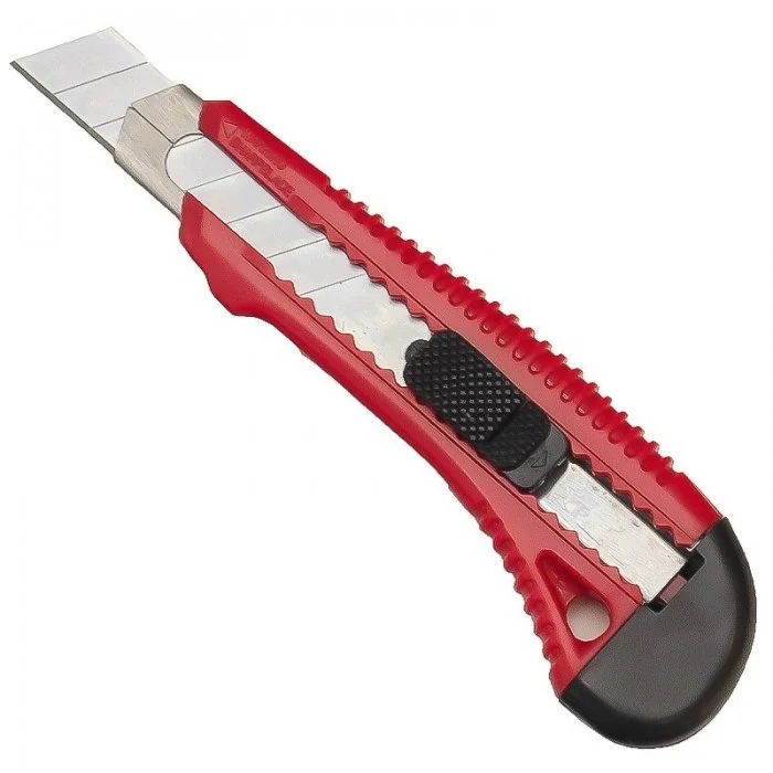 Cutter Retractabil Pentru Hartie Utilizare Intensa, Lama Metal, Culoare Galben, Siguranta DA, Suport Plastic-Accesorii Depozit