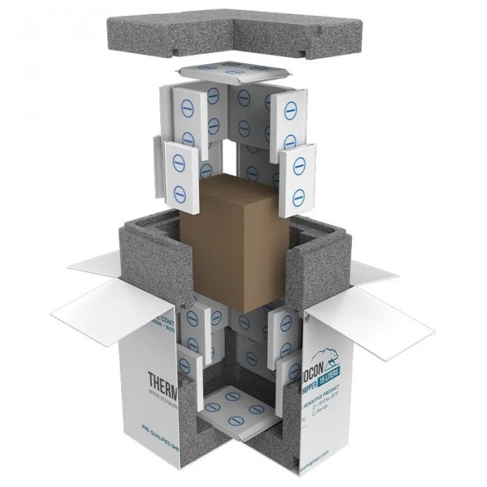Cutii Termoizolante Pentru Expedieri In Conditii De Temperatura Controlata, Inghetat, -15°C Dimensiune Interioara 521 X 388 X...
