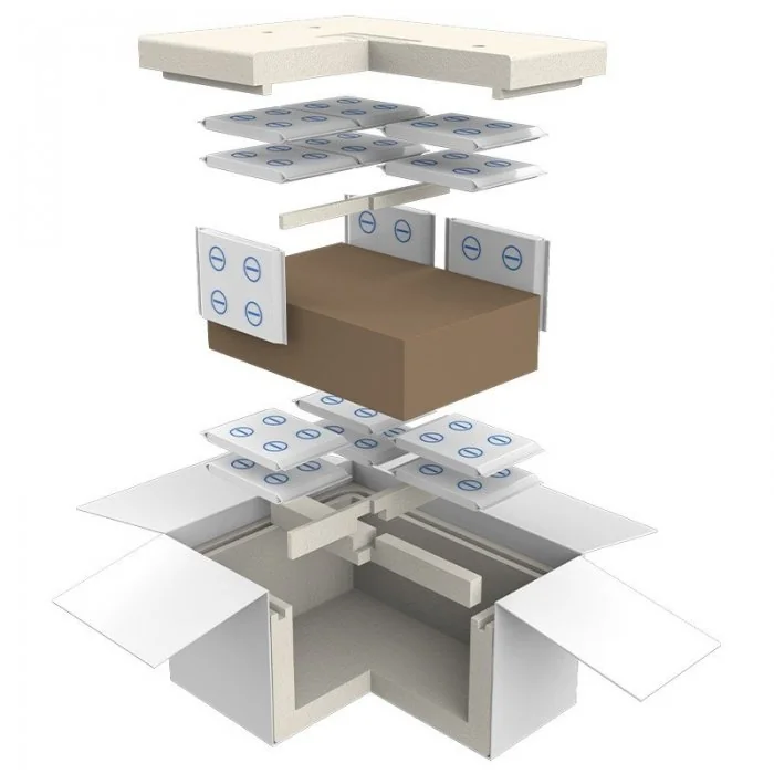Cutii Termoizolante Pentru Expedieri In Conditii De Temperatura Controlata, Inghetat, -15°C Dimensiune Interioara 521 X 388 X...