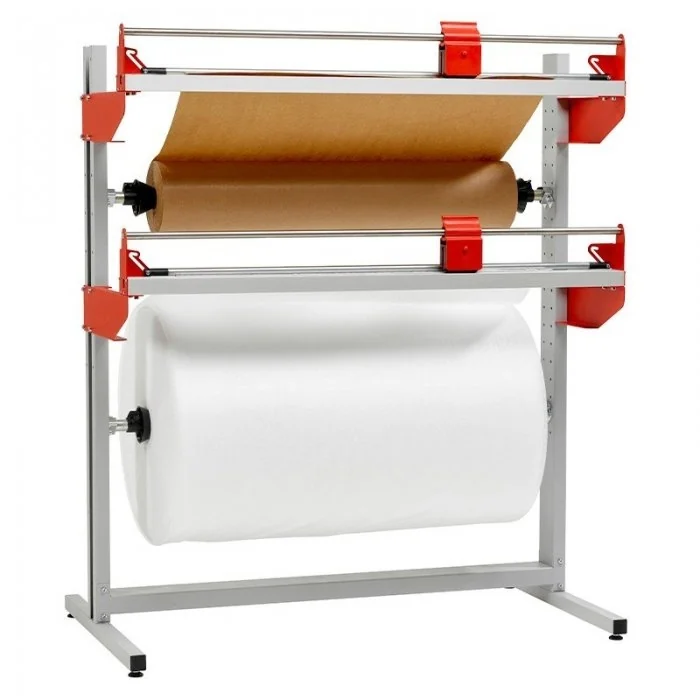 Dispenser Fix Pentru Ambalare, Suport 2 Role, Cu Sistem De Taiere Diametru maxim role 900 mm, Latime maxima role 1050 mm, Lat...