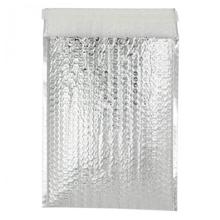 Plic Cu Bule Termoizolant Dimensiuni 500 x 475 mm, Material PET / Folie Bule / PEE, Clapeta 50 mm, Culoare Argintiu-Plicuri I...
