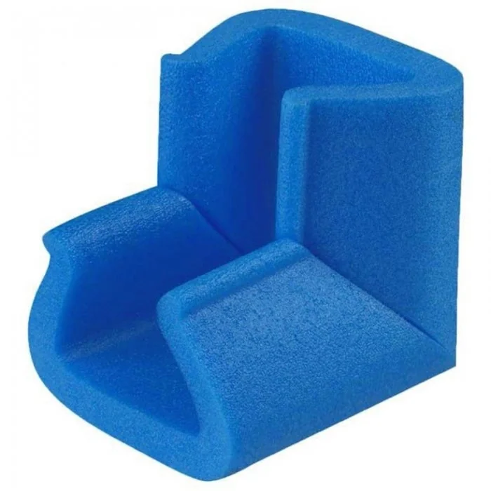 Coltar U Tulip Din Polietilena Expandata (PEE) Dimensiuni A-B-C-D 41 x 25 x 100 x 100 mm, Culoare Albastru, Buc / Pachet 100-...