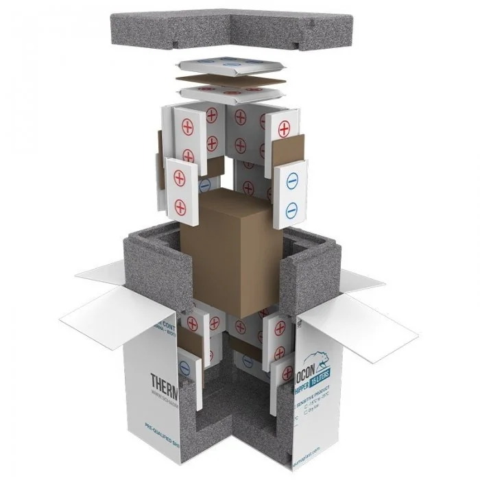 Cutii Termoizolante Pentru Expedieri In Conditii De Temperatura Controlata, Rece +2°C - +8°C Dimensiune Interioara 521 X 388 ...