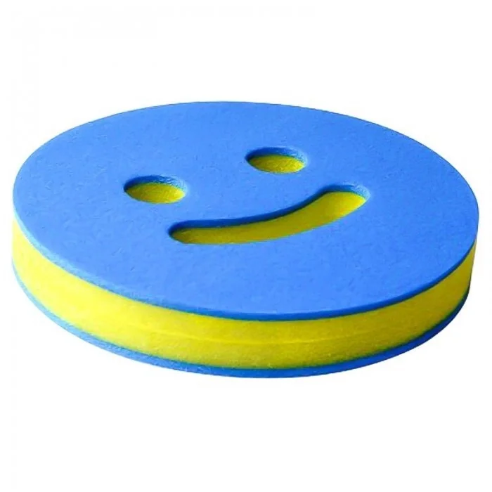 Pluta Inot Din Spuma Lungime 430 mm, Latime 280 mm, Grosime 35 mm, Culoare Galben / Albastru-Sport Si Agrement