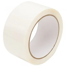 Banda Adeziva Colorata Lungime 60 m, Latime 48 mm, Adeziv Biosolvent, Culoare Alb