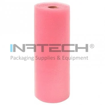 Folie Cu Bule Mici Roz Latime 800 mm, Lungime 100 m, Straturi 2, Grosime 60 my, Culoare Roz