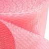 Folie Cu Bule Mici Roz Latime 1000 mm, Lungime 100 m, Straturi 2, Grosime 60 my, Culoare Roz-Folie Cu Bule De Aer Mici