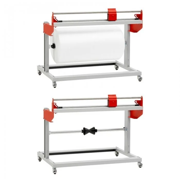 Dispenser Mobil Pentru Ambalare, Suport 1 Rola Diametru maxim role 900 mm, Latime maxima role 1600 mm, Latime dispenser 1900 ...