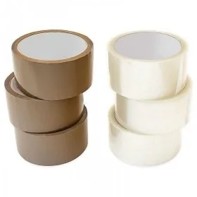 Banda Adeziva Acrilica Lungime 60 m, Latime 75 mm, Adeziv Biosolvent, Culoare Transparent, Silentios Nu-Benzi Adezive Pentru ...