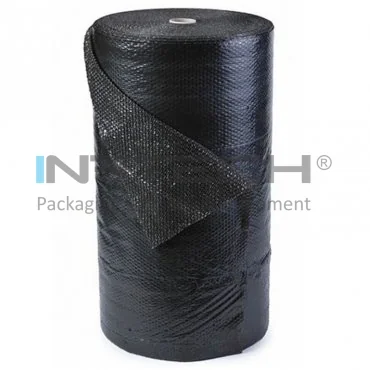 Folie Cu Bule Mici Neagra Latime 400 mm, Lungime 100 m, Straturi 2, Grosime 70 my