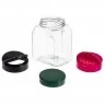 Borcan PET Forma Rotunda, Tip Capac Simplu, Diametru Filet 53 mm, Volum 100 ml, Culoare Transparent, Buc / Pachet 14-Recipien...