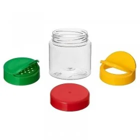 Borcan PET Forma Rotunda, Tip Capac Simplu, Diametru Filet 63 mm, Volum 200 ml, Culoare Transparent, Buc / Pachet 12-Recipien...