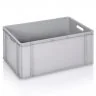 Euro Containere 600 x 400 mm Dimensiuni 600 x 400 x 160 mm, Material PP Virgin, Volum Litri 31, Greutate 1.3 kg, Culoare Gri-...