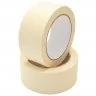 Banda Adeziva Mascare Lungime 50 m, Latime 48 mm, Temp Max °C 80, Material Hartie, Culoare Alb-Benzi Adezive Din Hartie