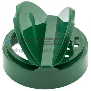 Round Plastic Jar and Container Lids, Flip-Top Style, 38 mm Thread Diameter, pcs / Pack of 1000
