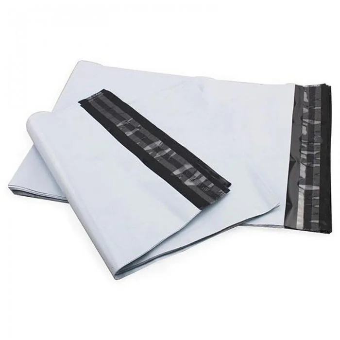 Plic Curierat Standard Dimensiuni 450 x 550 mm, Clapeta 50 mm, Culoare Alb / Negru, Buc / Pachet 100-Plicuri Si Pungi Curierat