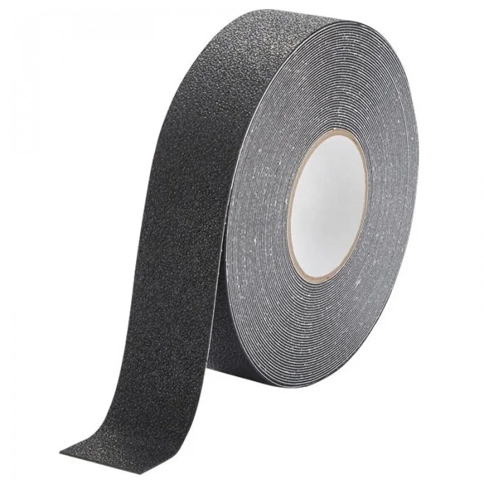 Banda Antialunecare Grosiera Lungime 18.3 m, Latime 50 mm, Culoare Galben, Tip Grosiera, Buc / Pachet 10-Benzi Adezive Antial...