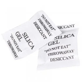 Silica Gel Desicant Dimensiune Sac 310 x 150 mm, Unitati Desicare 32, Greutate Sac 1000g kg, Performanta Absorbtie Vapori 192...